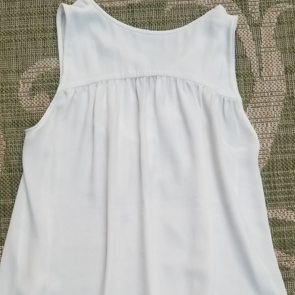 GAP White Chiffon Blouse - Picture 3 of 6